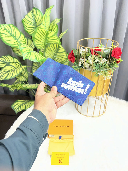 Classic Blue Luxury Wallet