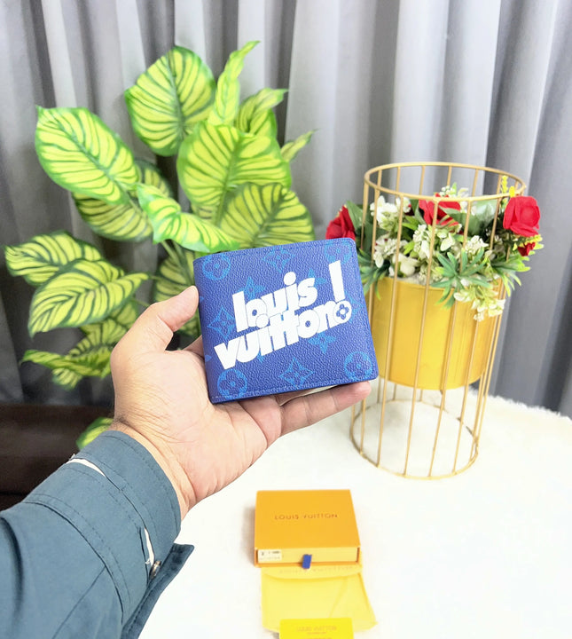 Classic Blue Luxury Wallet